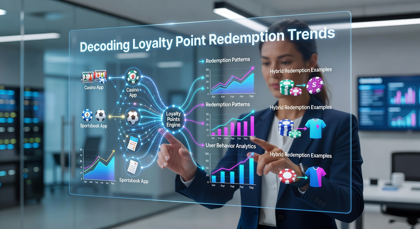 Overview of hybrid casino and sportsbook loyalty point systems showing redemption interfaces